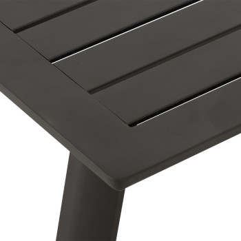 Porto 4 Piece Outdoor Lounge Set, Black