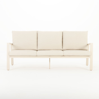 Porto 4 Piece Outdoor Lounge Set, Taupe