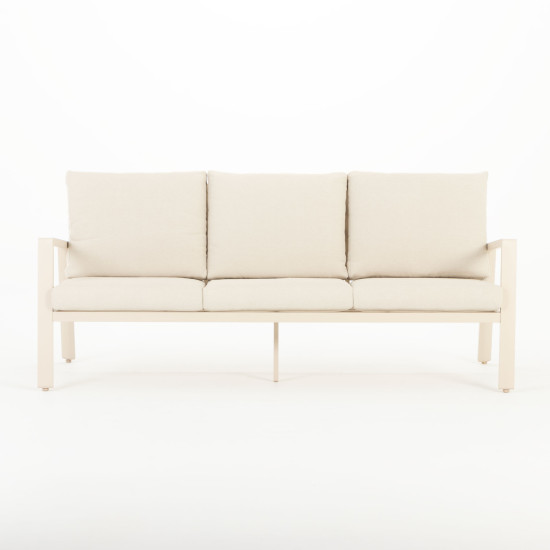 Porto 4 Piece Outdoor Lounge Set, Taupe