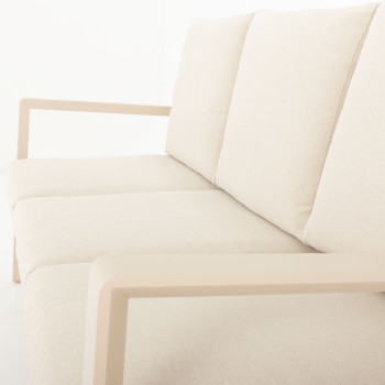 Porto 4 Piece Outdoor Lounge Set, Taupe