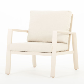 Porto 4 Piece Outdoor Lounge Set, Taupe