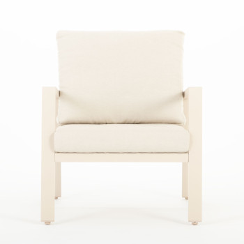 Porto 4 Piece Outdoor Lounge Set, Taupe