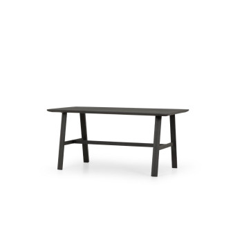 Porto Outdoor Corner Suite With Low Dining Table, Black
