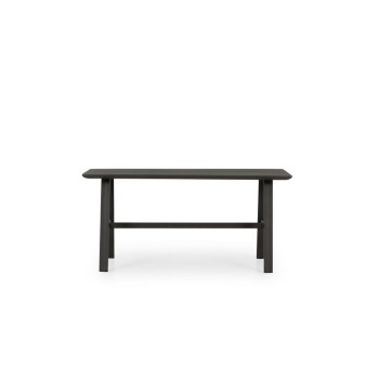 Porto Outdoor Corner Suite With Low Dining Table, Black