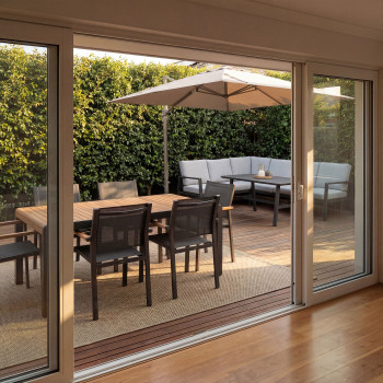 Porto Outdoor Corner Suite With Low Dining Table, Black