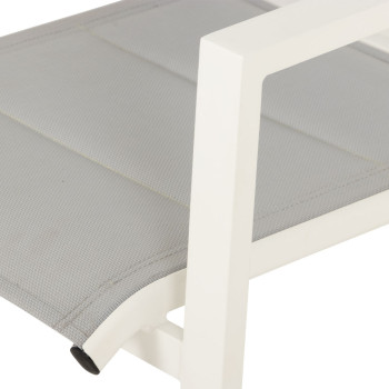 Lisbon Outdoor Dining Chair, White