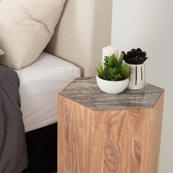 Toro Side Table, Natural