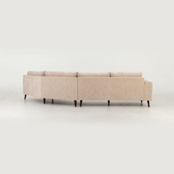 Cooper Right Hand Facing Angular Chaise Sofa, Sand