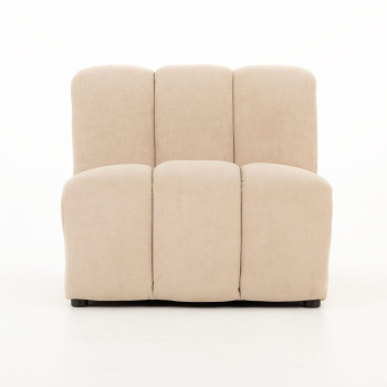 Bryden Modular 1.5 Armless Seater Sofa, Beige