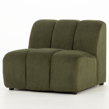 Bryden Modular 1.5 Armless Seater Sofa, Green