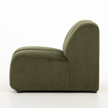 Bryden Modular 1.5 Armless Seater Sofa, Green