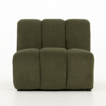 Bryden Modular 1.5 Armless Seater Sofa, Green
