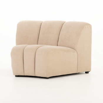 Bryden Modular Wedge Sofa, Beige