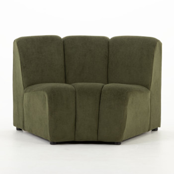 Bryden Modular Wedge Sofa, Green