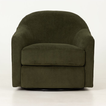 Andie Swivel Chair, Forest