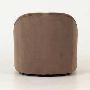 Andie Swivel Chair, Cocoa