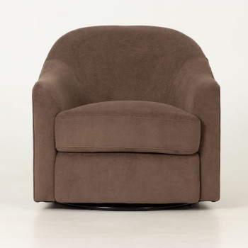Andie Swivel Chair, Cocoa