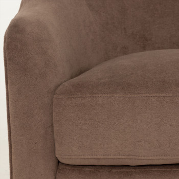 Andie Swivel Chair, Cocoa