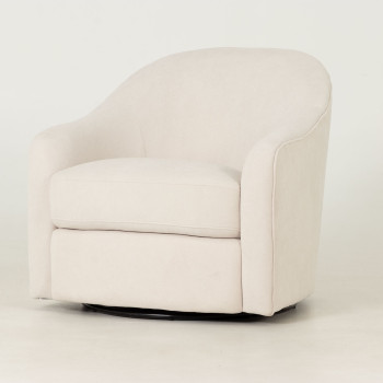 Andie Swivel Chair, Taupe