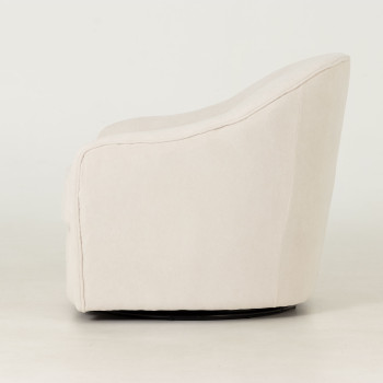 Andie Swivel Chair, Taupe