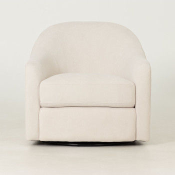 Andie Swivel Chair, Taupe