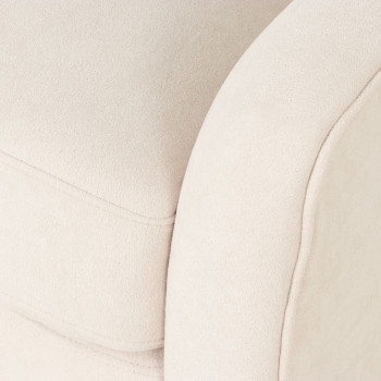 Andie Swivel Chair, Taupe