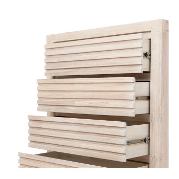 Haven 4 Drawer Tallboy, White