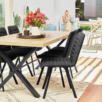 Watson Dining Chair, Charcoal