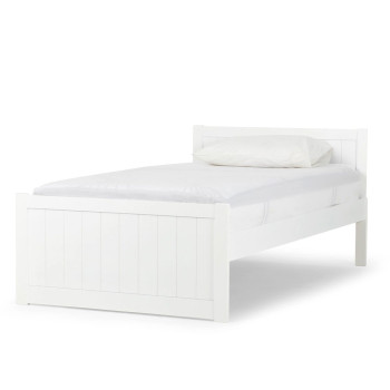 Emerson King Single Bed Frame, White