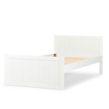 Emerson King Single Bed Frame, White