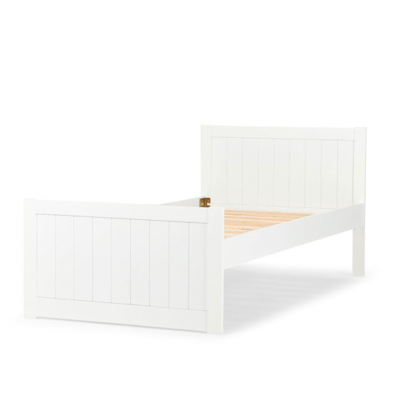 Emerson Single Bed Frame, White