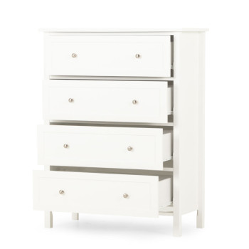 Emerson 4 Drawer Chest, White