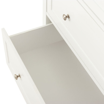 Emerson 4 Drawer Chest, White