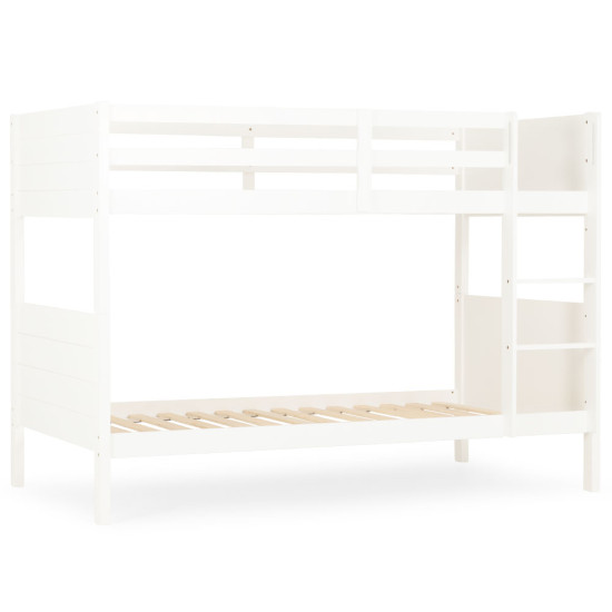 Casey King Single/King Single Bunk Bed Frame, White