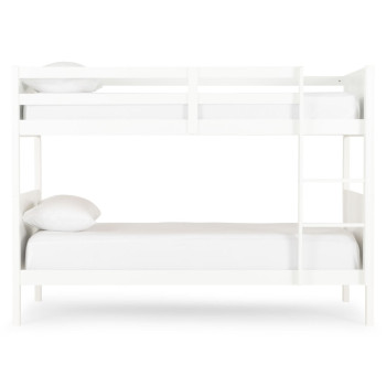 Casey Single/Single Bunk Bed Frame, White