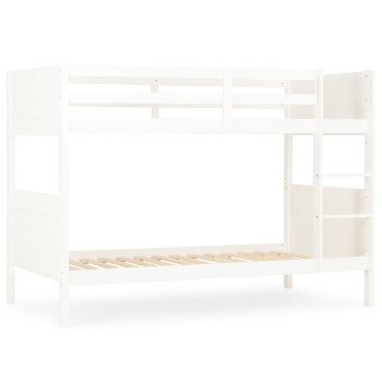 Casey Single/Single Bunk Bed Frame, White