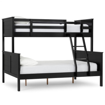 Laine Single/Double Bunk Bed Frame, Black