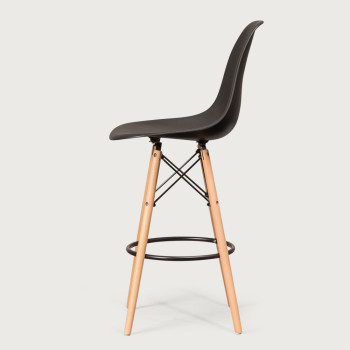 Eames Barstool, Black
