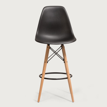Eames Barstool, Black