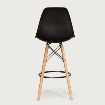 Eames Barstool, Black