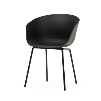 Zen Dining Chair, Black/Black
