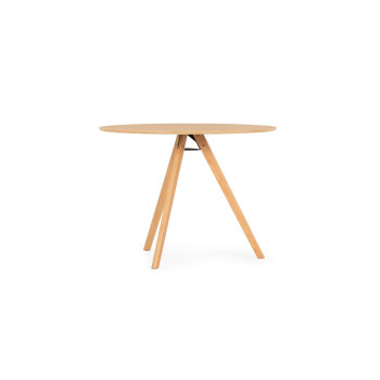 Carson Round Dining Table - W100, Oak