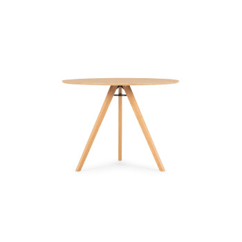 Carson Round Dining Table - W100, Oak