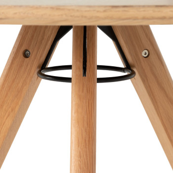 Carson Round Dining Table - W100, Oak