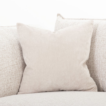 Cushion Canna - Feather Inner, Light Grey