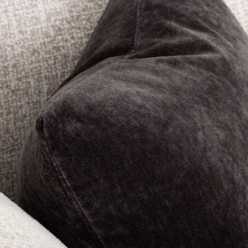 Cushion Canna - Feather Inner, Black