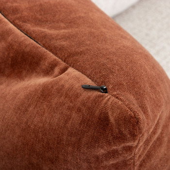 TG Candon Cushion - Feather Inner, Caramel