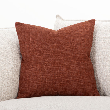 TG Fjord Cushion - Feather Inner, Rust