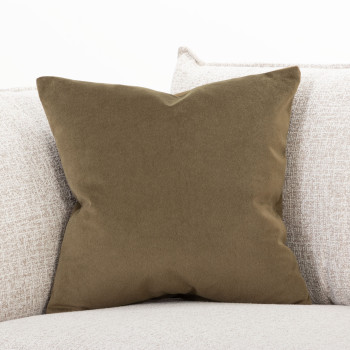 Cushion Victoria - Feather Inner, Olive Green