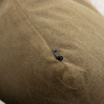 TG Vicky Cushion - Feather Inner, Olive Green